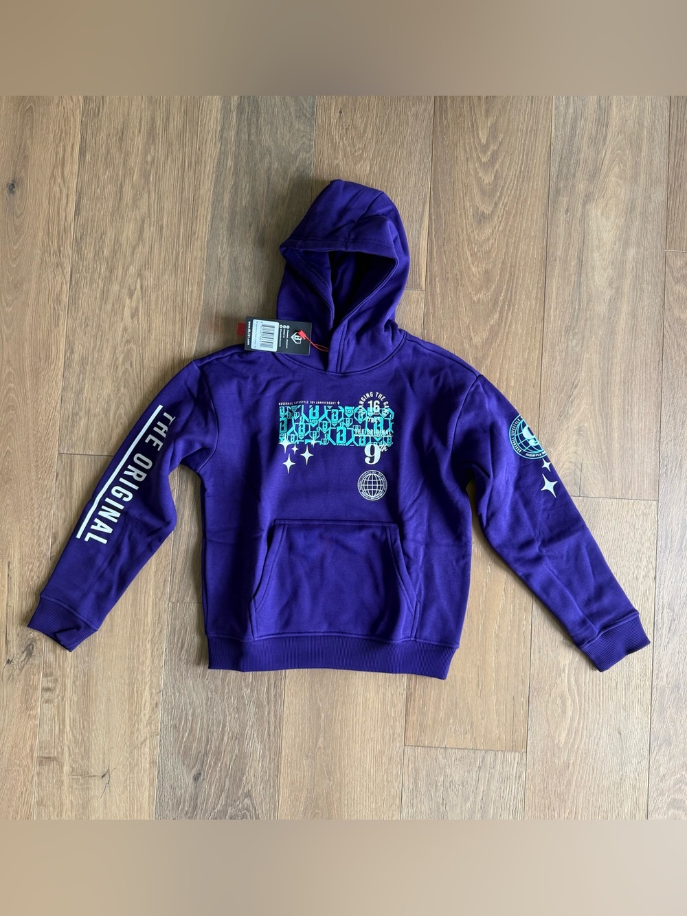 Baseball Lifestyle 101 - 9th Anniversary Youth Hoodie - YM - NEW WITH TAGS